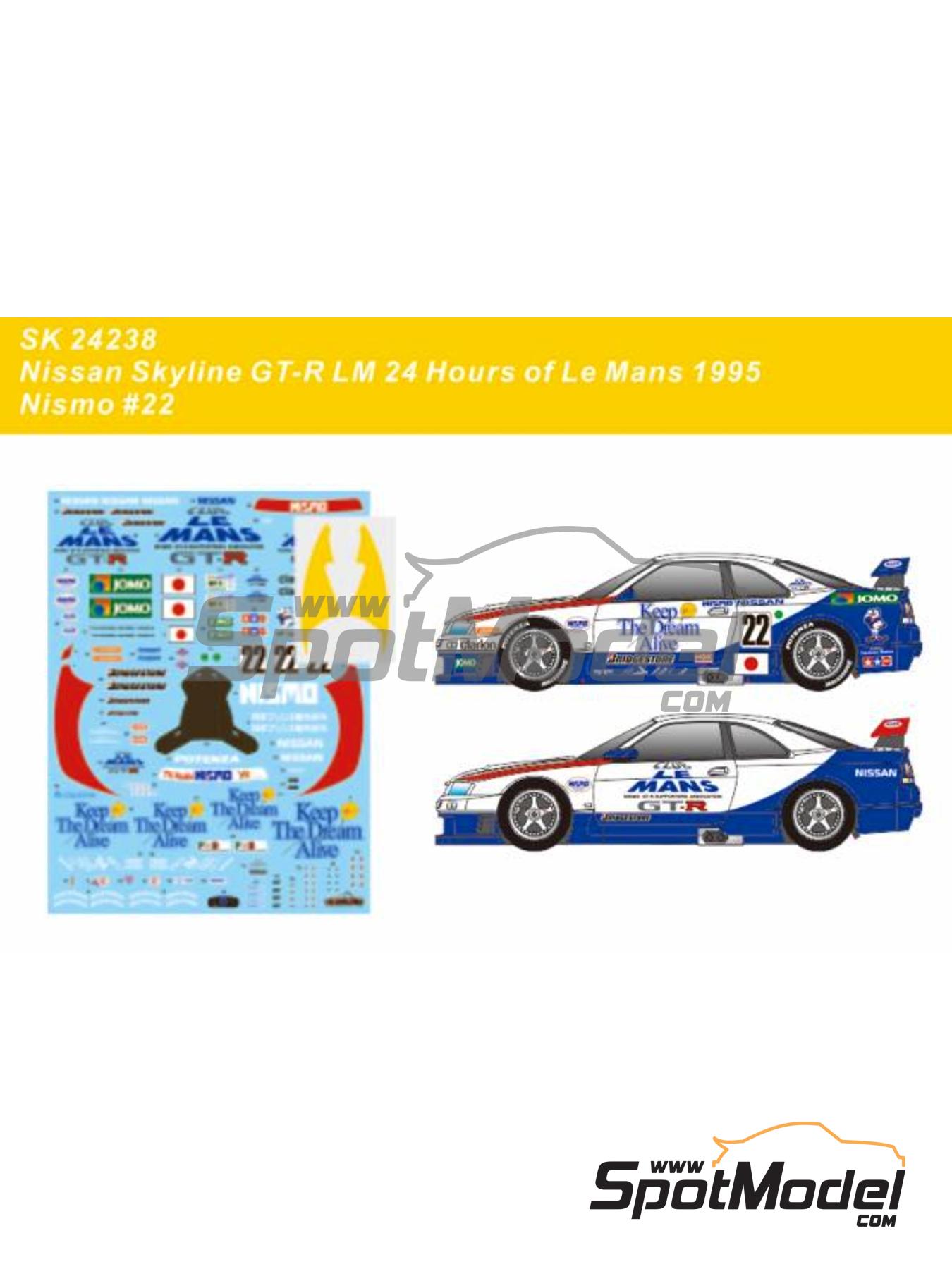 SK Decals SK24238: Marking / livery 1/24 scale - Nissan Skyline GT